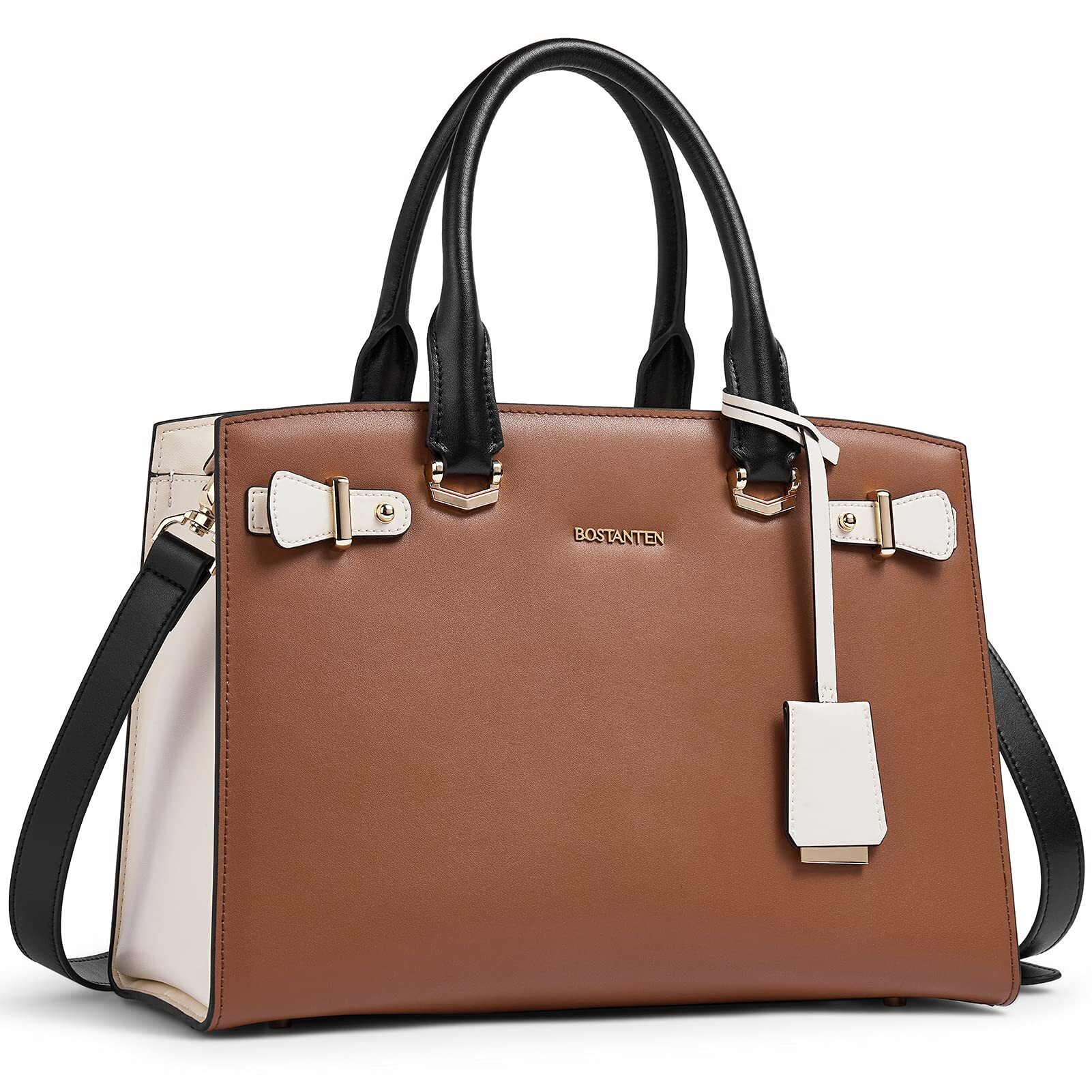 5661 Leather Handbag Designer Satchel Purses Top Handle Shoulder Totes